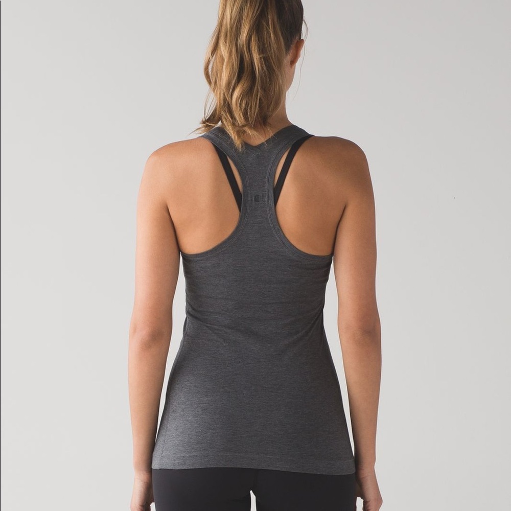 Dark grey lululemon tank